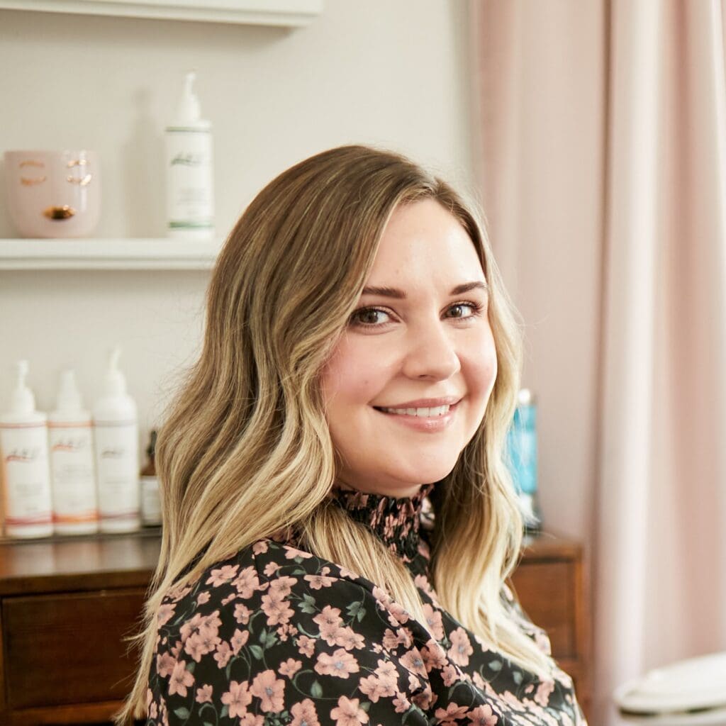 Kayla Vickrey licensed Esthetician Flourish Aesthetics Berea Ohio,
