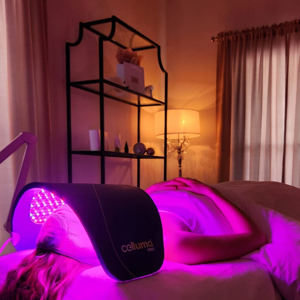 facial led light treatment